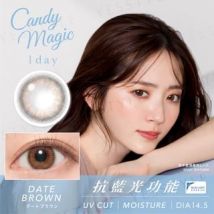 Candy Magic - Blue Light Barrier 1 Day Color Lens Date Brown 10 pcs P-2.00 (10 pcs)