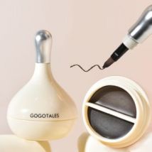 GOGO TALES - Longwear Two-tone Eyeliner Gel #G01 Black + Coffee Brown - 9g