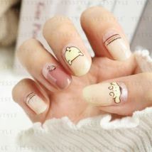 Lunacaca - Sanrio Pomopmpurin Pudding Puddin Nail Art Stickers 24 pcs