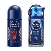 NIVEA - Men 48H Deodorant Roll On Fresh Active - 50ml