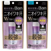 LION - Ban Sweat Block Platinum Roll-On Deodorant Soap - 40ml