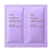 THE PUBLIC ORGANIC - Super Shiny Essential Oil Shampoo & Treatment Trial Set 10ml x 2