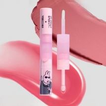 VEECCI - Good Luck Rabbit Dual-Ended Lip Glaze My Friend Rabbit Limited Edition - 6 Colors F03 Milk Pomelo - 4g