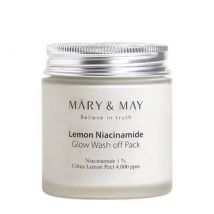 Mary&May - Lemon Niacinamide Glow Wash Off Mask Pack 125g