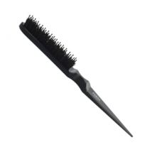 PARSA Beauty - Plastic Mixed Bristles Tail Comb Black