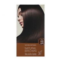 NATURE REPUBLIC - Hair & Nature Hair Color Cream (#5N Natural Brown): Hairdye 60g + Oxidizing Agent 60g + Hair Treatment 9g 3pcs