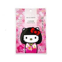 ASUNAROSYA - Sanrio Hello Kitty Kokeshi Narikiri Face Pack 1 pc