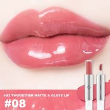 4U2 - Twogether Matte and Gloss Lip 08 More & More