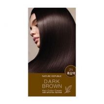 NATURE REPUBLIC - Hair & Nature Hair Color Cream #2N Dark Brown 3 pcs