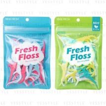 TO BE FRESH - Fresh Disposable Plastic Stemmed Dental Floss Non Flavor - 50 pcs