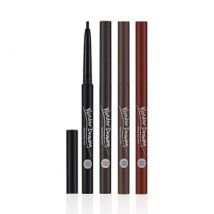 HOLIKA HOLIKA - Wonder Drawing Skinny Eye Liner (4 Colors) #01 Real Black