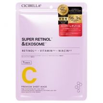 CICIBELLA - Premium Sheet Mask Super Retinol & Exosome 7 pcs
