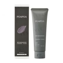 BIJINALL - POAPOA Deep Clear Black Paste Clay & Charcoal Fash Wash 121g