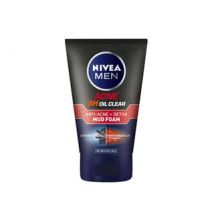 NIVEA - Men Acne 8H Oil Clear Mud Foam 100g