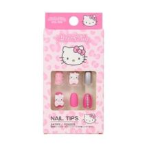Santan - Sanrio Hello Kitty Leopard Print Nail Tips 1 set