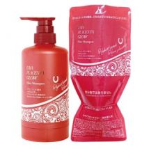 Dr.pro labo Japan - Uma Placenta Glow Shampoo Red Refill & Eco Bottle Set 400ml