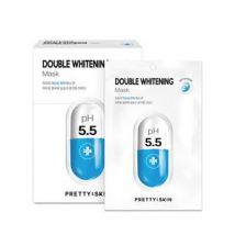 Pretty skin - Mask - 2 Types Double Whitening