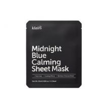 Dear, Klairs - Midnight Blue Calming / Rich Moist Soothing Tencel Sheet Mask - Gesichtsmaske