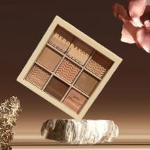 HERORANGE - 9 Color Button Eyeshadow - Mocha Haze #Mocha Haze - 1.6g x 9