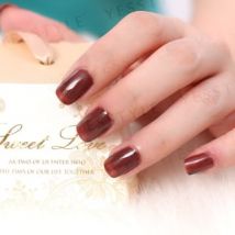 ALLOYA - Water-Based Natural Nail Polish Environmental Friendly 045 Shot Of Expresso 10ml