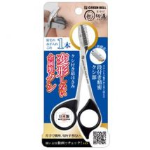 Green Bell - Eyebrow Scissors with Stainless Steel Comb 1 pc