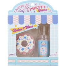 My Pretty Cosme - Donut Lip Balm & Drink Lip Gloss Set White Set