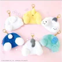 Sanrio Characters Oshiri Pouch Kuromi (130x123x20mm)