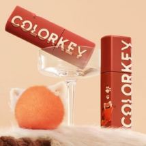 COLORKEY - Silky Matte Lip Mud - 4 Colors #R962 Warm Orange Brown - 3g