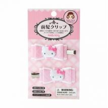 Hello Kitty Quilt Ribbon Hair Clip (Set of 2) 6 x 2.5cm