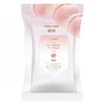 Fernanda - Fragrance Refreshing Face & Body Wet Sheet Peach Momo - 20 pcs