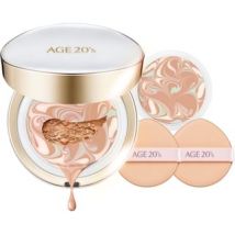 AGE20'S - Signature Essence Cover Pact Long Stay Set - 3 Colors #21 Light Beige