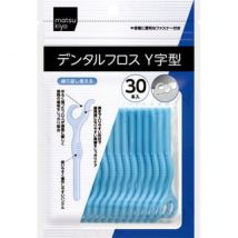 matsukiyo - Disposable Plastic Stemmed Dental Floss Y Type 30 pcs