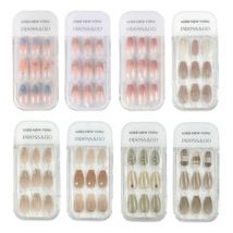 KISS NEW YORK - Press & Go Luxury Coffin Gel Nail Tips CPG12J - 30 pcs