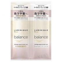 Lux Japan - Luminique Balance Damage Repair & Color Care Shampoo & Treatment Trial Set 20g
