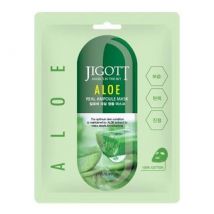 Jigott - Real Ampoule Mask Aloe - 10 pcs