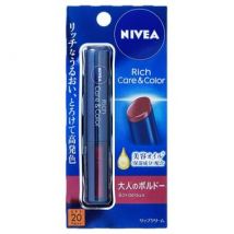 Nivea Japan - Rich Care & Color Lip Balm SPF 20 PA++ Bordeaux