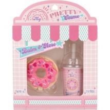 My Pretty Cosme - Donut Lip Balm & Drink Lip Gloss Set Pink Set