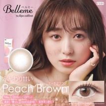 SEED - Belleme by Eye Coffret 1 Day Color Lens Peach Brown P-0.00 (10 pcs)