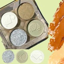 HERORANGE - Four Colors Eyeshadow - Meadow Green #Meadow Green - 5.2g