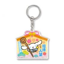 Sanrio Characters Seven Lucky Gods Acrylic Keychain Fukurokuju Cinnamoroll 1 pc