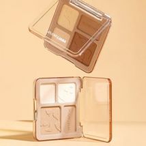 RUORI LIANA - Butterfly 3D Highlight & Contouring Palette - 2 Types 02# Warm Tone - 9g