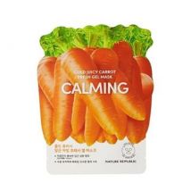 NATURE REPUBLIC - Cold Juicy Fresh Gel Mask - 10 Types Carrot Calming