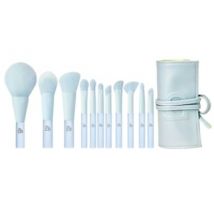 BLJ - Mini Make Up Brush Pouch Set - Blue #Legend of Ocean - 11pcs