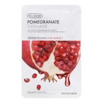 THE FACE SHOP - Real Nature Face Mask 1pc (20 Types) 20g Pomegranate
