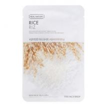 THE FACE SHOP - Real Nature Face Mask 1pc (20 Types) 20g Rice