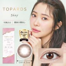 PIA - TOPARDS 1 Day Color Lens Strawberry Quartz 10 pcs P-2.50 (10 pcs)