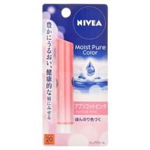 Nivea Japan - Moist Pure Color Lip Balm SPF 20 PA++ Apricot Pink