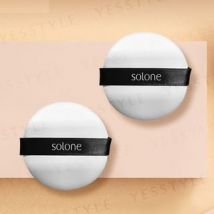 Solone - Exclusive Loose Powder Puff Round - 2 pcs