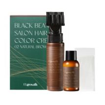 ELROEL - Elgrowth Black Bean Salon Hair Color Cream - 2 Colors #02 Natural Brown
