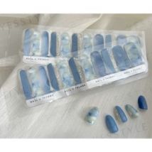 NAIL n THINGS - ND35 Forzen Ice Self-Adhesive Design Nail Polish Wraps 1 set